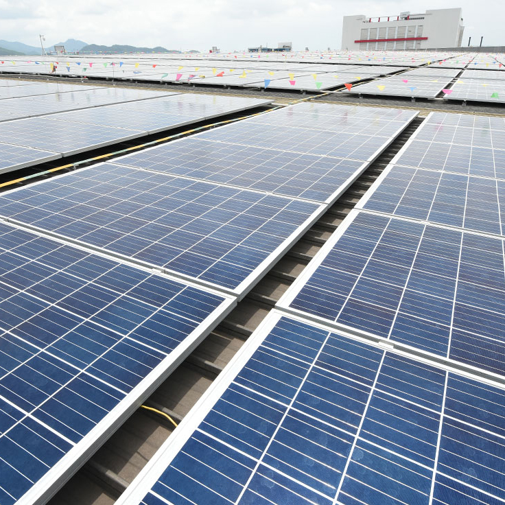 Solar Photovoltaic power at Lee Kum Kee production center
