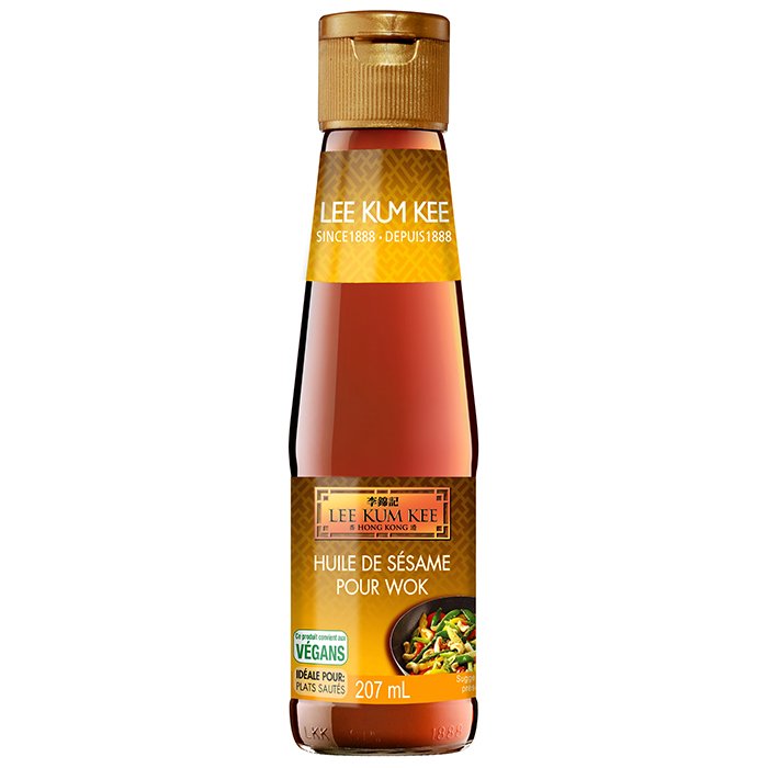Huile de sésame pour wok