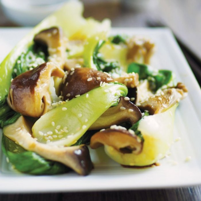 Champignons sautés à la sauce d'huître