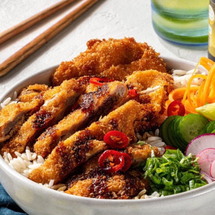 Filets de porc et riz