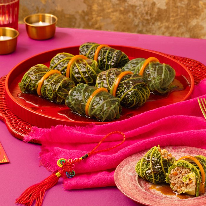 Raviolis de chou de la bonne fortune 