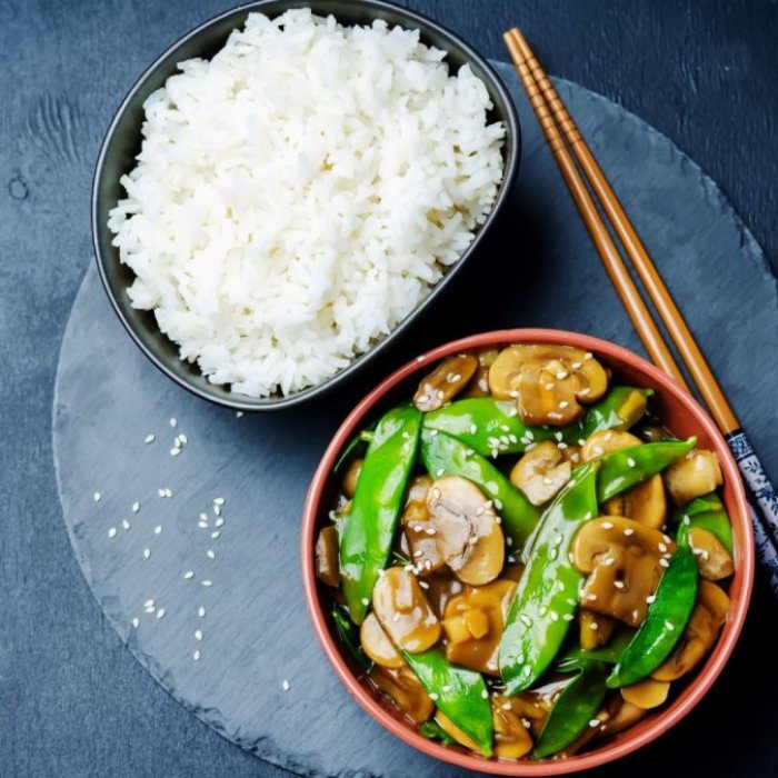 Sauté de champignons à la Sauce d'huître épicée