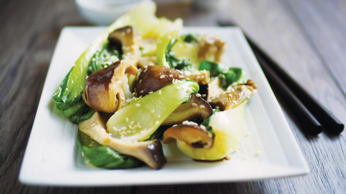 Champignons sautés à la sauce d'huître
