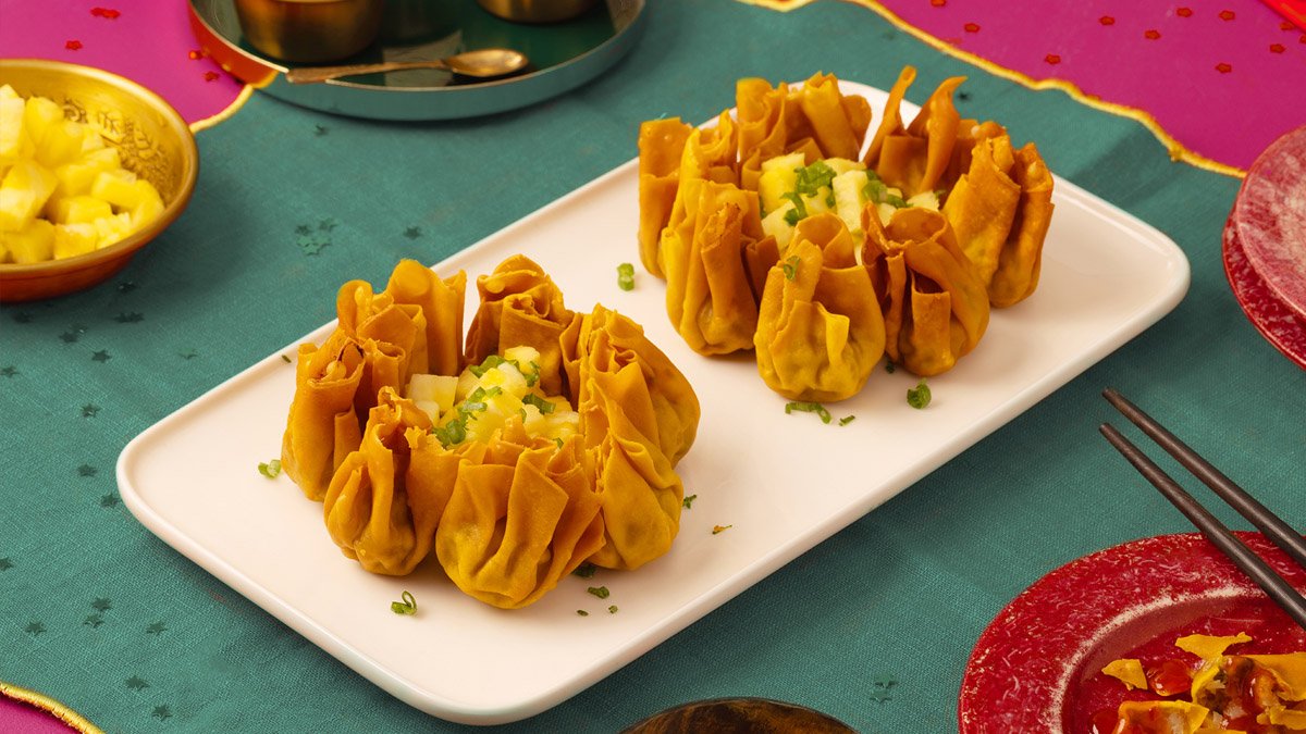 Wontons/Gyozas dorés à la friture