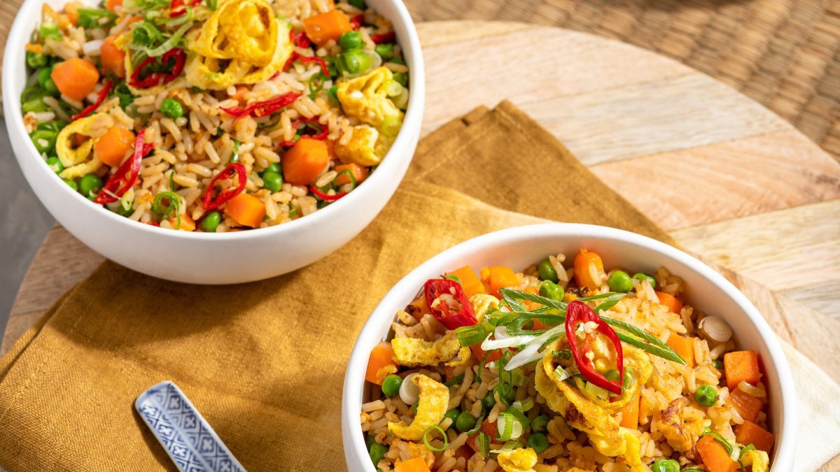 Riz frit à la sauce soja sucrée